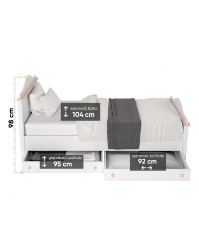 Szuflada Luna LN-09, do łóżka typu LN-08, LENART Szuflada Luna LN-09, do łóżka typu LN-08, LENART