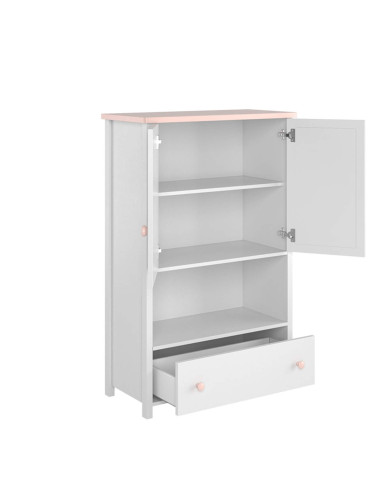 Komoda Luna LN-11, drzwi, szuflada, wnęka, LENART