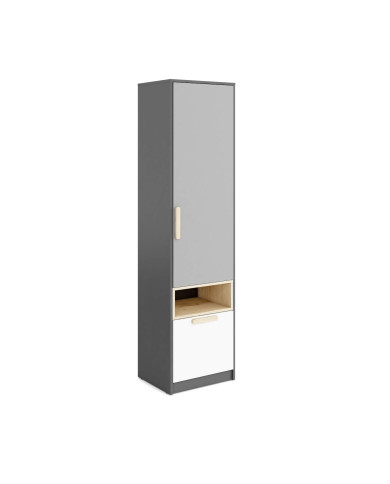 Szafa- bieliźniarka Pok PO-03 , 1-drzwiowa, z wnęką i szufladą, LENART Szafa- bieliźniarka Pok PO-03 , 1-drzwiowa, z wnęką i szufladą, LENART