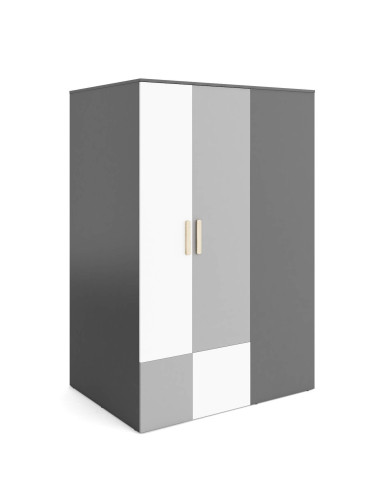 Szafa młodzieżowa - garderoba POK PO-00L, 2-drzwiowa, lewa, oświetlenie wewnętrzne, LENART Szafa młodzieżowa - garderoba POK PO-00L, 2-drzwiowa, lewa, oświetlenie wewnętrzne, LENART