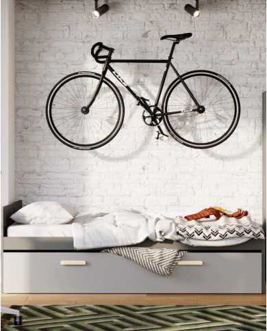 Łóżko górne Pok Po-13, 90x200 cm, materac, stelaż, LENART Łóżko górne Pok Po-13, 90x200 cm, materac, stelaż, LENART