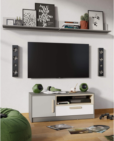 Łóżko dolne Pok Po-14, 80x200 cm, materac, szuflada, LENART Łóżko dolne Pok Po-14, 80x200 cm, materac, szuflada, LENART