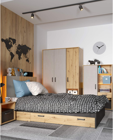 Półka wisząca Qubic QB-09, 115 cm, LENART