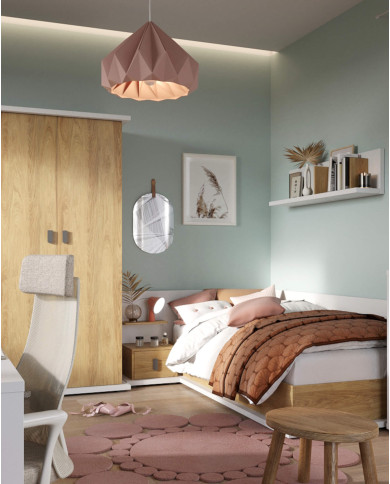 Półka wisząca Simi MS-07, 120 cm, pionowe przegrody, LENART