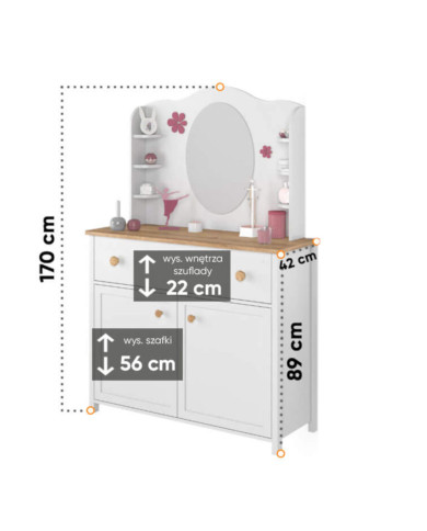 Komoda Story SO-05, drzwi, szuflada, LENART