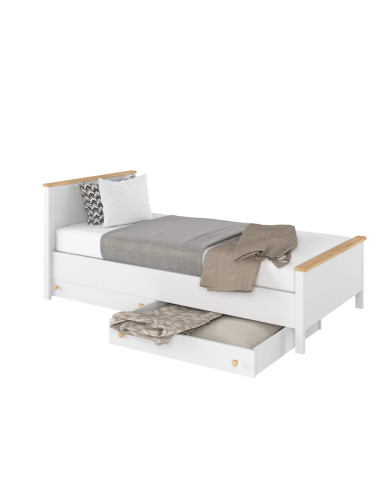 Łóżko Story SO-08, 90x200 cm, stelaż, materac, LENART