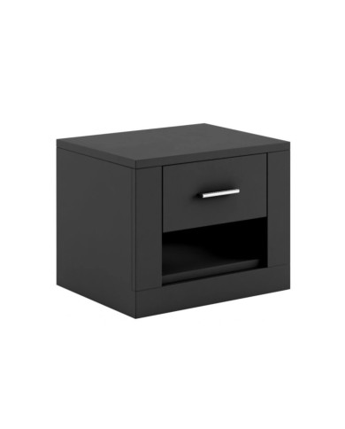 Stolik nocny AR-07 Arti, szuflada, wnęka, biały, LENART