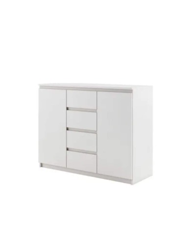 Komoda Idea ID-04, szuflady, drzwi, biała, LENART Komoda Idea ID-04, szuflady, drzwi, biała, LENART