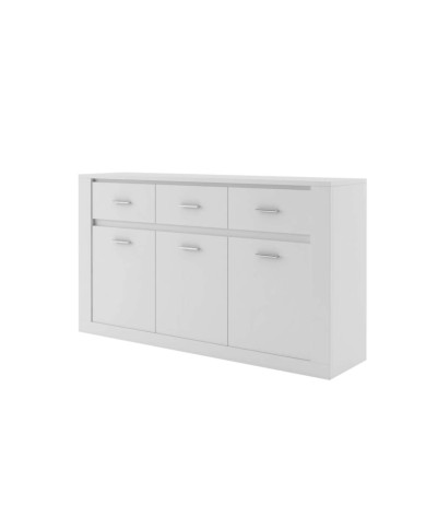 Komoda Idea ID-09, szuflady, drzwi, biała, LENART