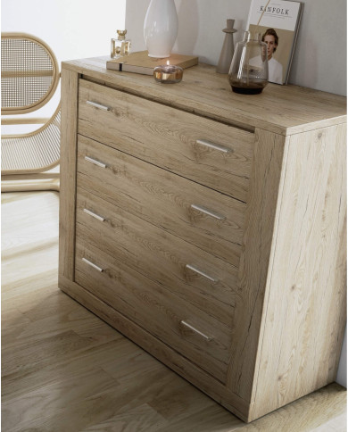 Komoda Idea ID-10, szuflady, dąb sanremo jasny, LENART Komoda Idea ID-10, szuflady, dąb sanremo jasny, LENART