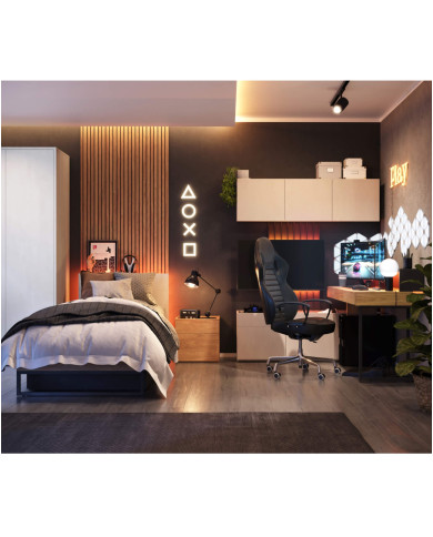 Łóżko Teen Flex TF-16, 90x200 cm, stelaż, szuflada, LENART Łóżko Teen Flex TF-16, 90x200 cm, stelaż, szuflada, LENART