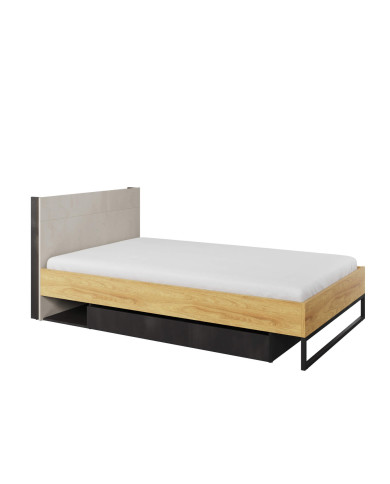 Łóżko Teen Flex TF-17, 120x200 cm, stelaż, szuflada, LENART