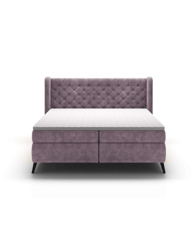 Łóżko kontynentalne Madison 160x200 cm, boxspring, tapicerowane, materace, Wersal Łóżko kontynentalne Madison 160x200 cm, boxspring, tapicerowane, materace, Wersal