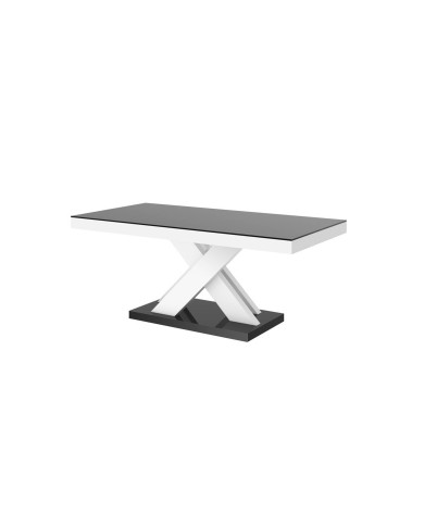 Ława Xenon Lux Mini 60/50/120 cm, czarny połysk/ biały połysk, HUBERTUS Ława Xenon Lux Mini 60/50/120 cm, czarny połysk/ biały połysk, HUBERTUS