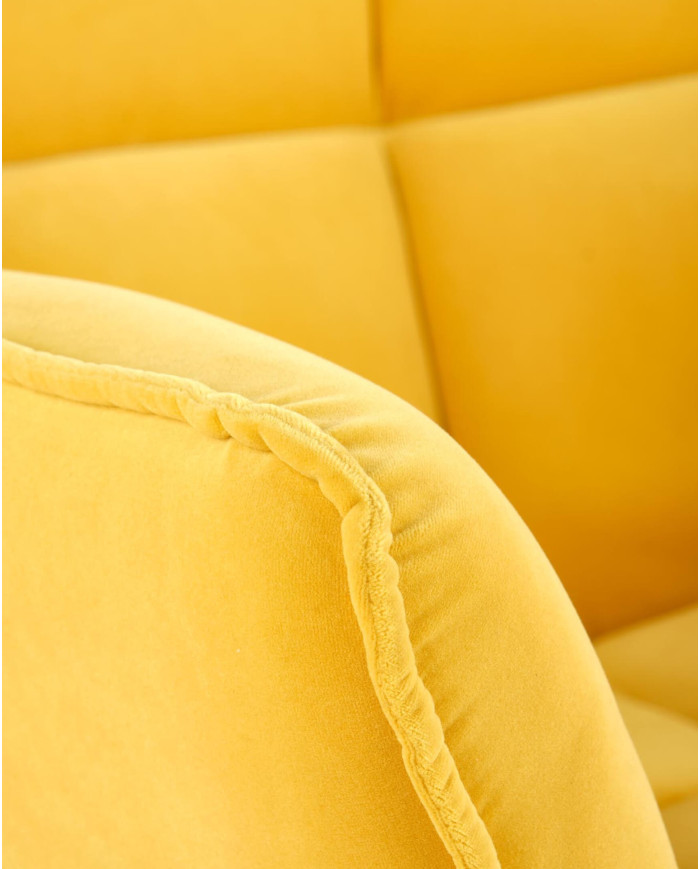 Fotel Belton Żółty-5