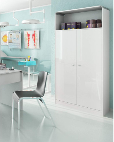 Biurko Milano 130, biały połysk, 130/61/72 cm, HUBERTUS Biurko Milano 130, biały połysk, 130/61/72 cm, HUBERTUS