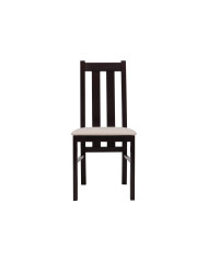 Krzesło KT10, tapicerowane siedzisko, stelaż bukowy, DREW-MARK