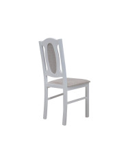 Krzesło KT12, tapicerowane siedzisko i oparcie, stelaż bukowy, DREW-MARK