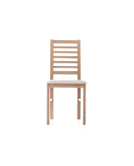 Krzesło KT57, tapicerowane siedzisko, stelaż bukowy, DREW-MARK