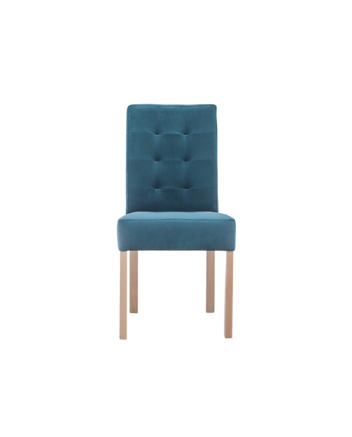 Krzesło KT59, tapicerowane siedzisko i pikowane oparcie, stelaż bukowy, DREW-MARK