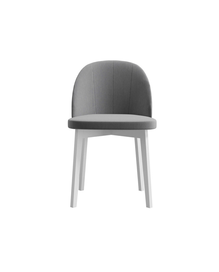 Krzesło KT66/W, tapicerowane siedzisko i oparcie, stelaż bukowy, DREW-MARK