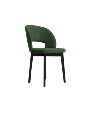 Krzesło KT660/N, tapicerowane siedzisko i oparcie, stelaż bukowy, DREW-MARK