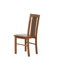 Krzesło KT76, tapicerowane siedzisko i oparcie, stelaż bukowy, DREW-MARK