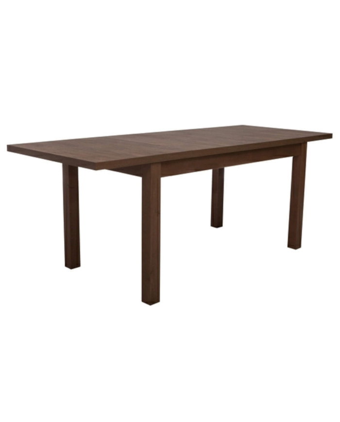Stół rozkładany ST62/1/F, okleina naturalna, prostokąt, 1 wkład powiększający, 140-200/77/80 cm, noga 7x7 cm, DREW-MARK