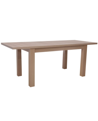 Stół rozkładany ST64/0/F, okleina naturalna, prostokąt, 1 wkład powiększający, 120-170/77/70 cm, noga 9x9cm, DREW-MARK Stół rozkładany ST64/0/F, okleina naturalna, prostokąt, 1 wkład powiększający, 120-170/77/70 cm, noga 9x9cm, DREW-MARK