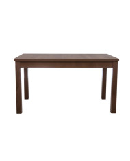 Stół rozkładany ST62/3/F, okleina naturalna, prostokąt, 1 wkład powiększający, 200-270/77/100 cm, noga 7x7 cm, DREW-MARK