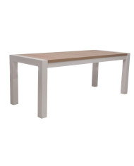 Stół rozkładany ST40/1/F, okleina naturalna, prostokąt, 1 wkład powiększający, 140-200/77/80 cm, noga 9x9 cm, DREW-MARK