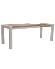 Stół ST40/2/F, rozkładany, 160-230/77/90 cm, noga 9x9 cm, 1 wkład powiększający, DREW-MARK