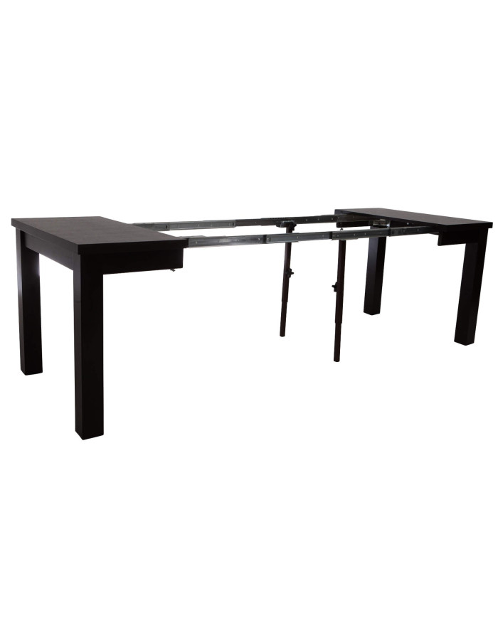 Stół ST56/1/F, rozkładany, 90-140/77/90 cm, noga 7x7 cm, 1 wkład powiększający, DREW-MARK