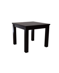 Stół rozkładany ST56/2/F, okleina naturalna, kwadrat, 2 wkłady powiększające, 90-190/77/90 cm, noga 7x7 cm, DREW-MARK