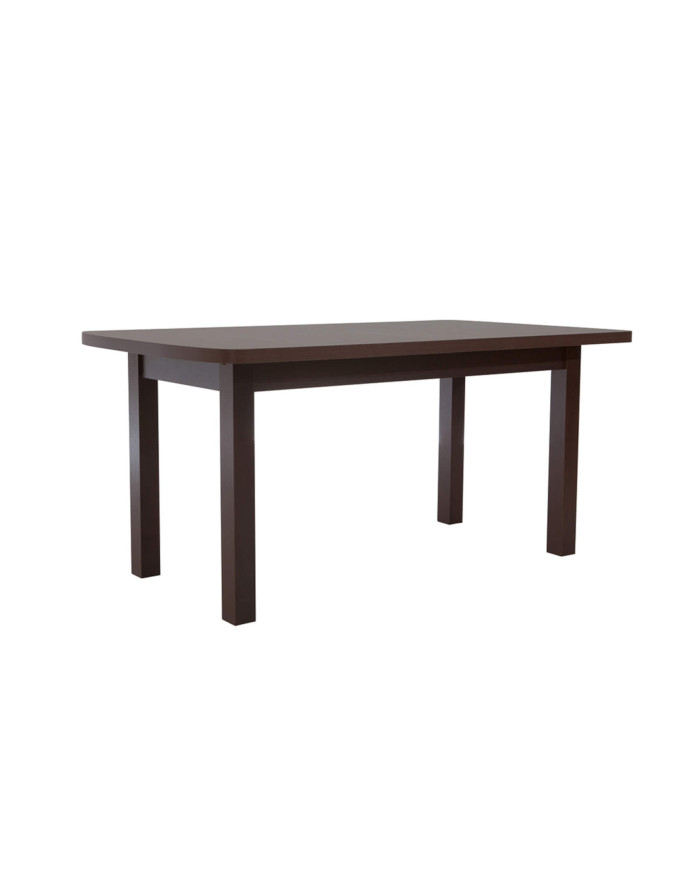 Stół rozkładany STF12, okleina naturalna, prostokątny, 1 wkład powiększający, 160-200/75/90 cm, noga 7x7 cm, DREW-MARK