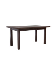 Stół rozkładany STF12, okleina naturalna, prostokątny, 1 wkład powiększający, 160-200/75/90 cm, noga 7x7 cm, DREW-MARK