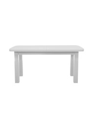 Stół rozkładany STF15, okleina naturalna, prostokątny, 1 wkład powiększający, 160-200/75/90 cm, noga 9x9 cm, DREW-MARK
