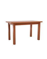 Stół rozkładany STF22, okleina naturalna, prostokątny, 1 wkład powiększający, 130-180/75/70 cm, noga 7x7 cm, DREW-MARK