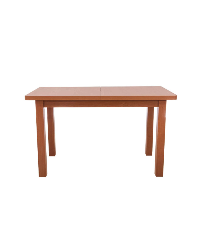 Stół rozkładany STF22, okleina naturalna, prostokątny, 1 wkład powiększający, 130-180/75/70 cm, noga 7x7 cm, DREW-MARK