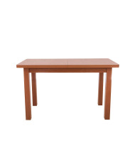 Stół rozkładany STF22, okleina naturalna, prostokątny, 1 wkład powiększający, 130-180/75/70 cm, noga 7x7 cm, DREW-MARK