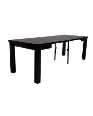 Stół ST56/2/L, rozkładany, 90-190/77/90 cm, noga 7x7 cm, 2 wkłady powiększające, DREW-MARK