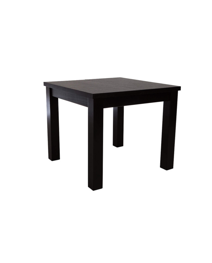 Stół rozkładany ST56/3/L, laminat, kwadrat, 3 wkłady powiększające, 90-240/77/90 cm, noga 7x7 cm, DREW-MARK