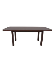 Stół rozkładany STL12, laminat, prostokąt, 1 wkład powiększający, 160-200/75/90 cm, noga 7x7 cm, DREW-MARK