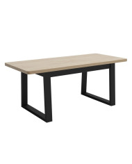 Stół prostokątny STL43, rozkładany, 140-180/75/80 cm, noga 7x4 cm, 1 wkład powiększający, DREW-MARK