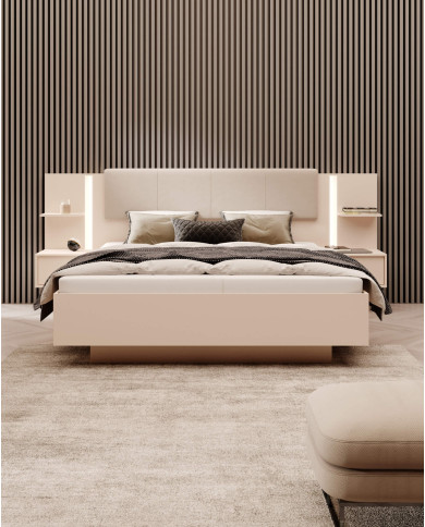 Komoda Dast 6s, szuflady, beż, Laski Meble