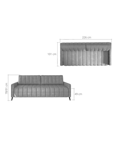 Sofa Molly funkcja spania, pojemnik-4 Sofa Molly funkcja spania, pojemnik-4