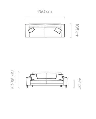 Sofa Capitol, funkcja spania, pojemnik, Wersal Sofa Capitol, funkcja spania, pojemnik, Wersal