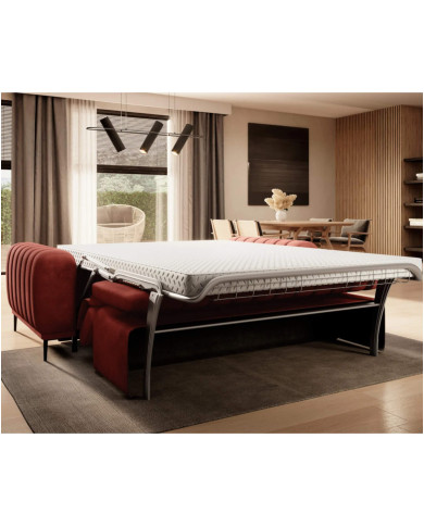 Sofa Gandi 140, włoska funkcja spania, materac, Wersal Sofa Gandi 140, włoska funkcja spania, materac, Wersal