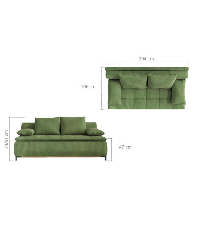 Sofa Sweet funkcja spania, pojemnik-4 Sofa Sweet funkcja spania, pojemnik-4