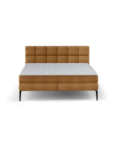 Łóżko kontynentalne Adel 140x200 cm, boxspring, tapicerowane, materace, Wersal Łóżko kontynentalne Adel 140x200 cm, boxspring, tapicerowane, materace, Wersal